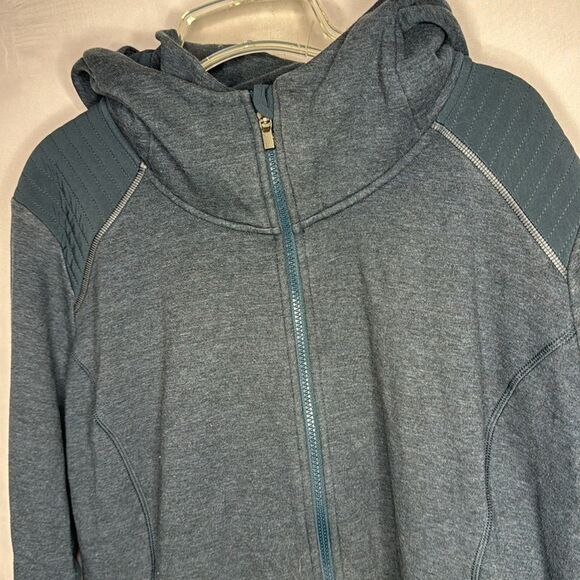 Athleta Navy Stronger Hoodie Sweatshirt. Size 2X. - Picture 2 of 8